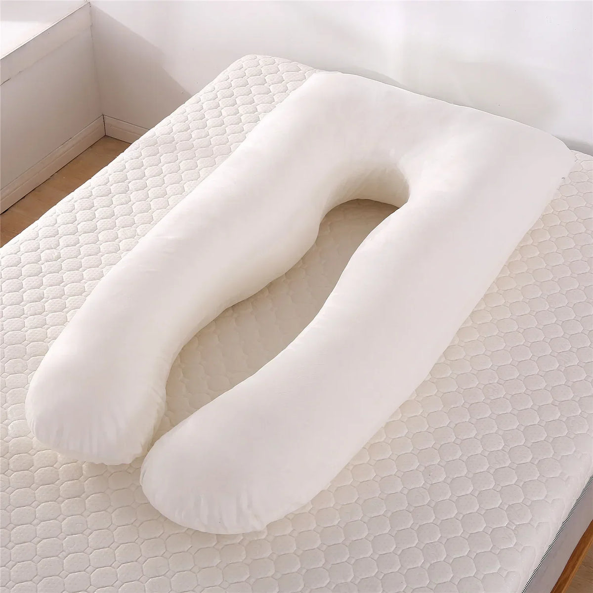 U-Shape Pregnancy Pillow - Enhanced Comfort for Expecting Mothers, Nursing Support, and Breastfeeding Cushion