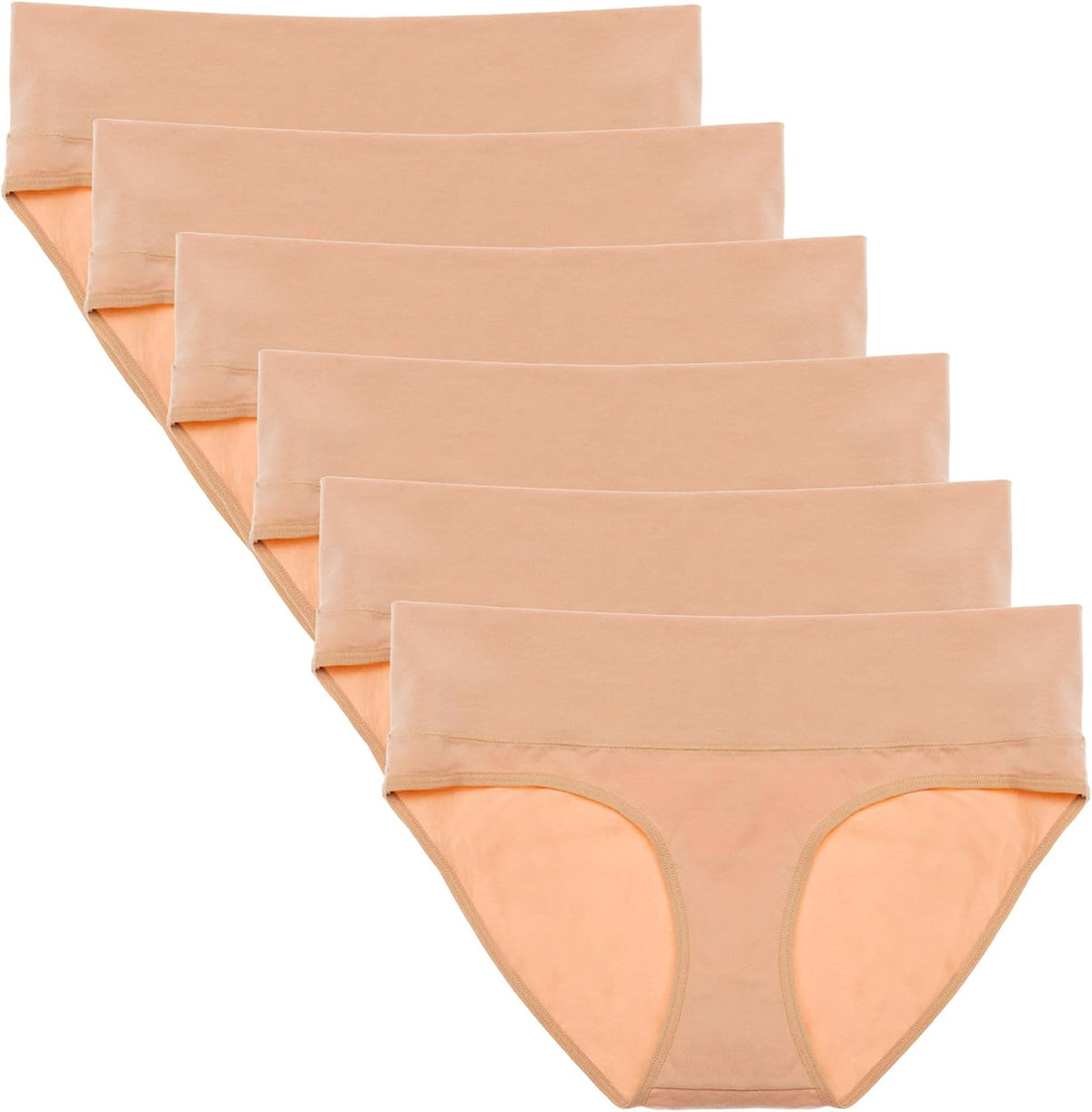 Cotton Maternity Underwear: Foldable Postpartum Panties for Under-the-Bump Support