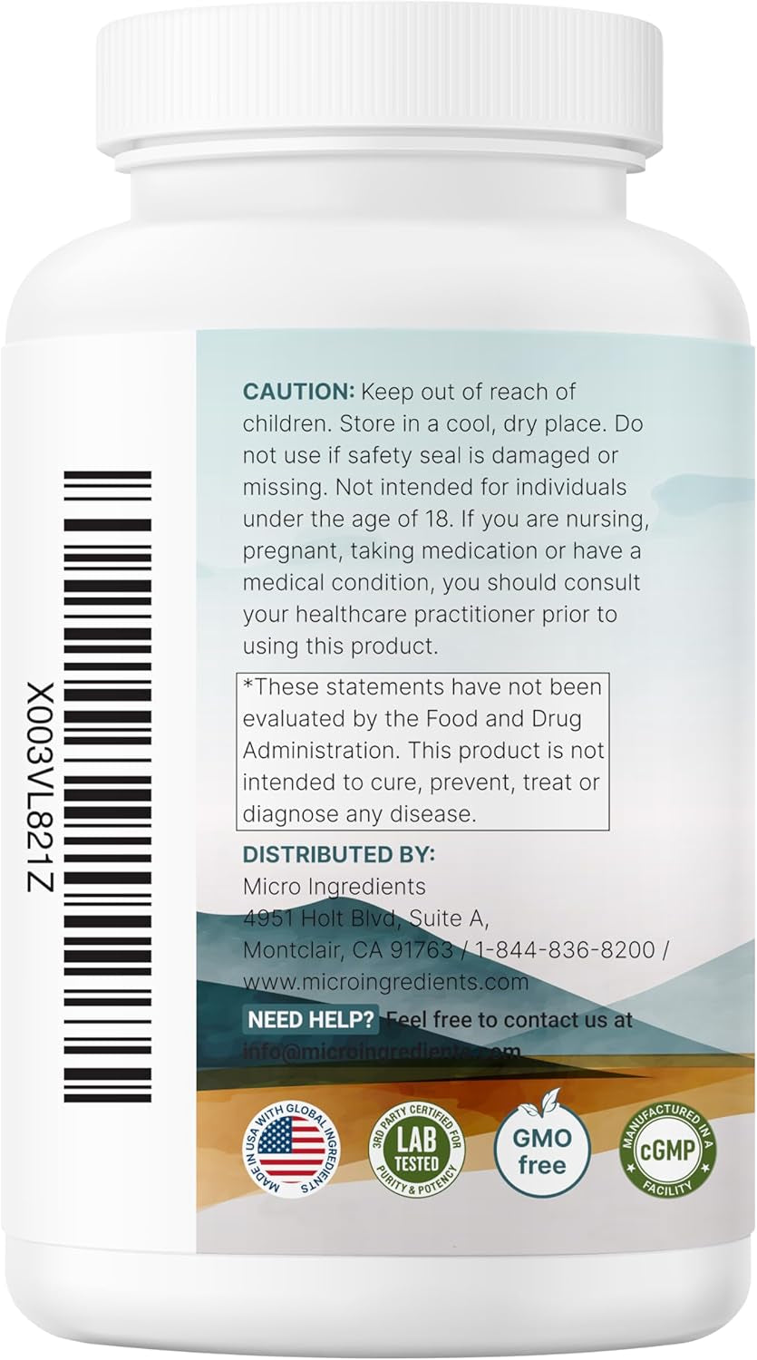 Magnesium Glycinate 500 mg per Serving, 240 Capsules | Chelated High-Absorption Supplement for Muscle, Bone, and Mood Support | Non-GMO