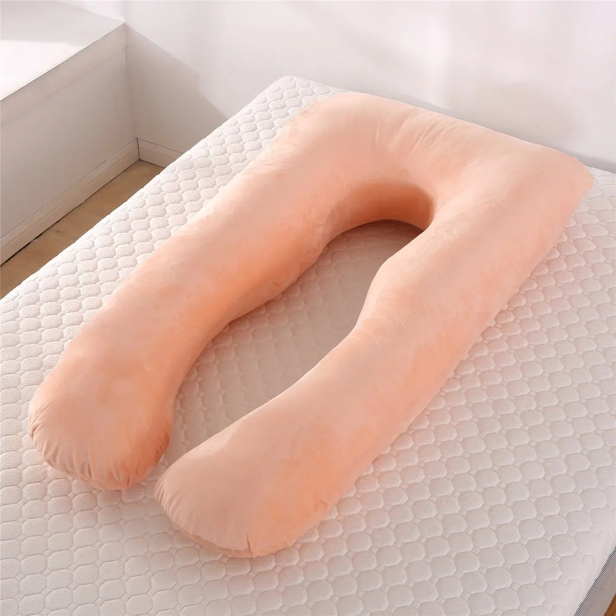 U-Shape Pregnancy Pillow - Enhanced Comfort for Expecting Mothers, Nursing Support, and Breastfeeding Cushion