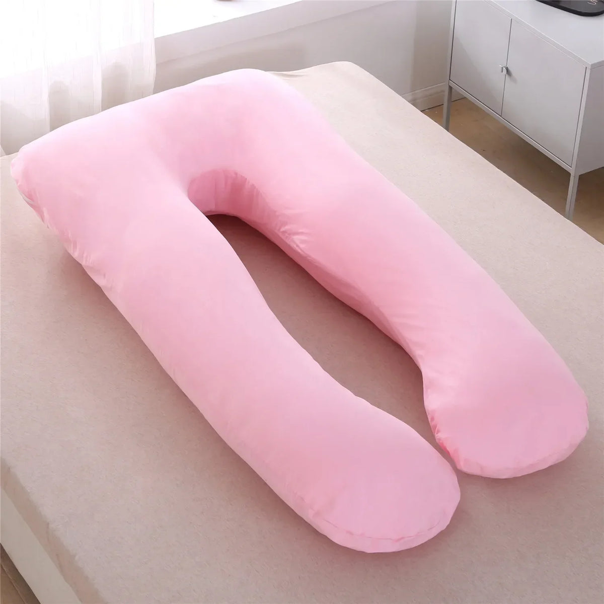 U-Shape Pregnancy Pillow - Enhanced Comfort for Expecting Mothers, Nursing Support, and Breastfeeding Cushion